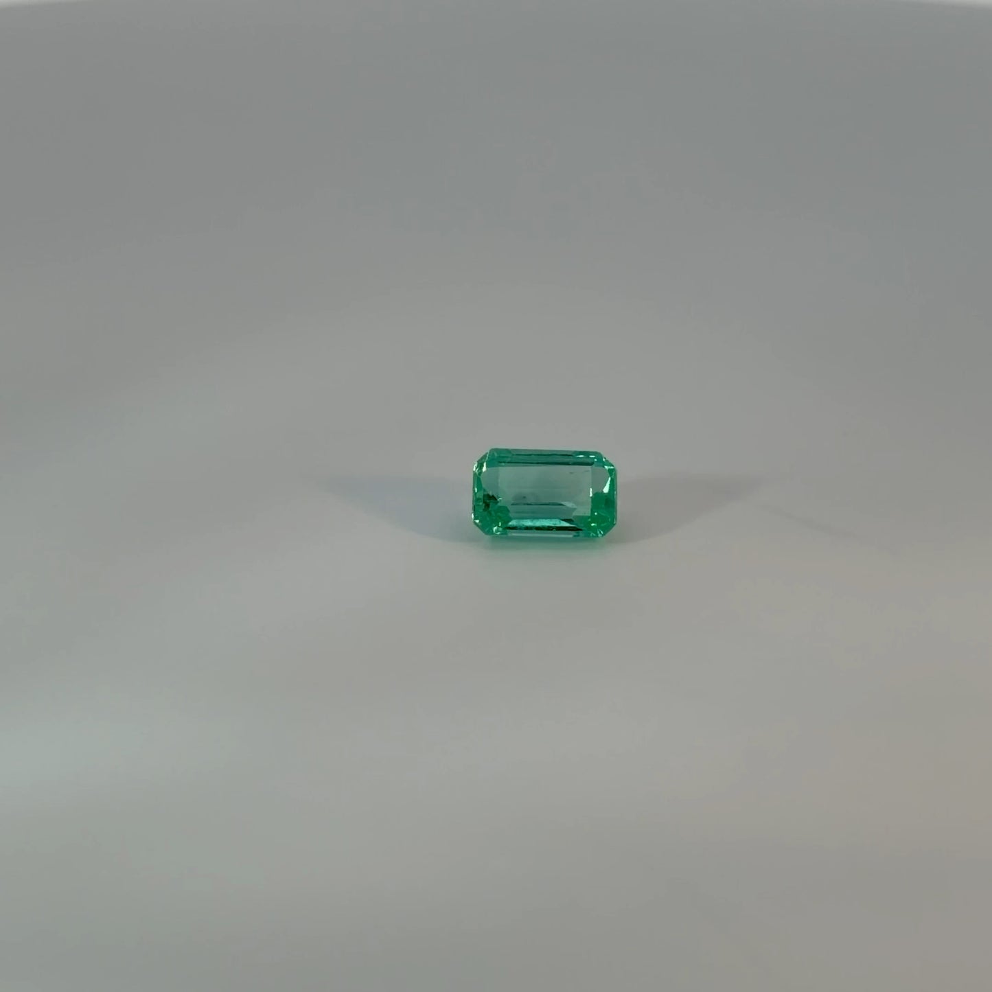 Loose Emerald Cut Vibrant Green Emerald Gemstone
