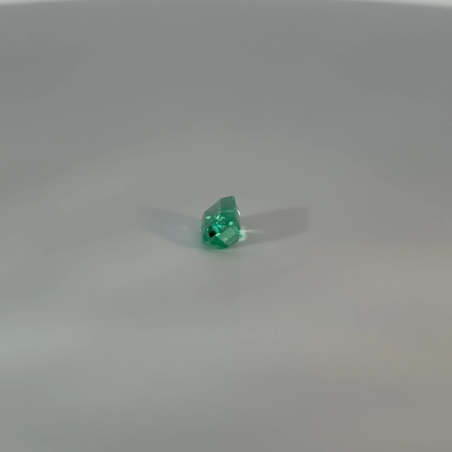 Loose Emerald Cut Vibrant Green Emerald Gemstone