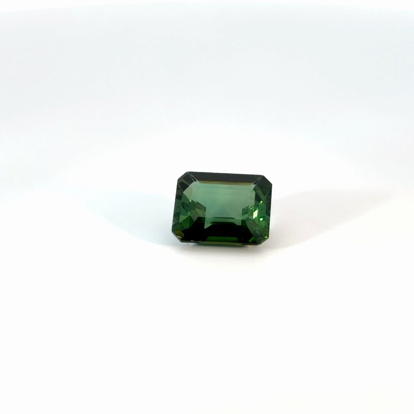 Emerald Cut Loose Green Tourmaline Gemstone
