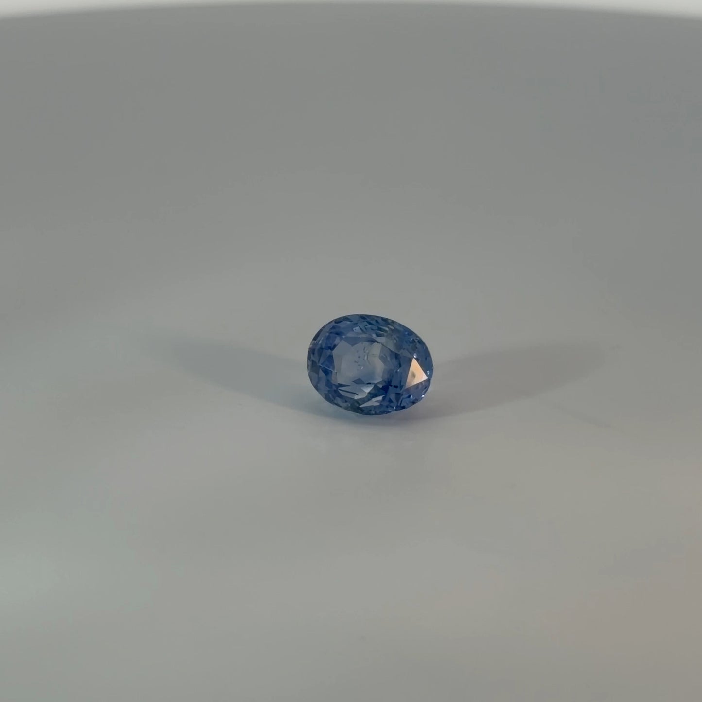 Loose Oval Cut Cornflower Blue Sapphire