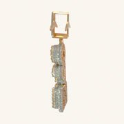 18K Yellow Gold Natural Diamond Pendant — 5.76 CTW