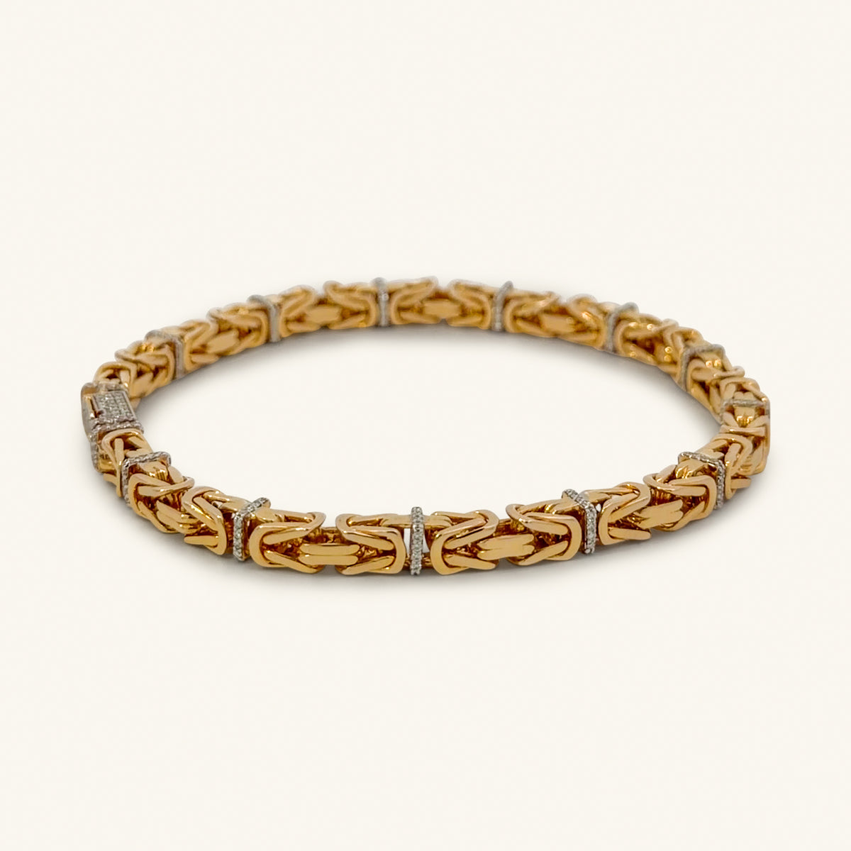 18K Yellow Gold Natural Diamond Bracelet — 0.86 CTW