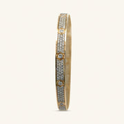 18K Yellow Gold Natural Diamond Bracelet — 3.72 CTW