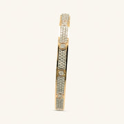18K Yellow Gold Natural Diamond Bracelet — 3.30 CTW