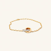 18K Yellow Gold Natural Diamond Bracelet — 0.23 CTW